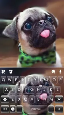 Cute Tongue Pug android App screenshot 0