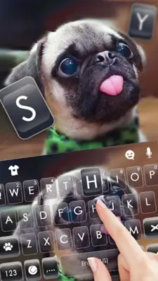 Cute Tongue Pug android App screenshot 3